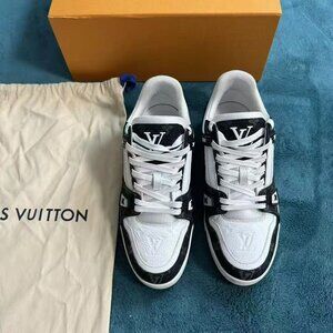 Louis Vuitton Black and White Sneakers